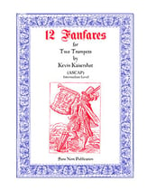 12 FANFARES FOR TWO TRUMPETS #3 cover